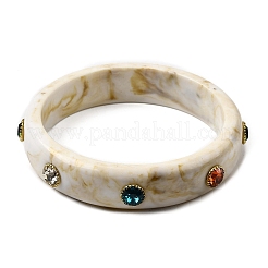 Resin Bangles for Women&nbsp;BJEW-P357-04G