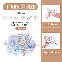 100Pcs Story of Four Seasons PET Stickers Self-Adhesive Stickers&nbsp;DIY-TA0003-69A
