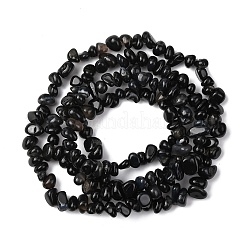 Natural Black Agate Beads Strands&nbsp;G-L655-A01-01A