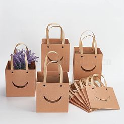 Funny Craft Paper Handbags&nbsp;CARB-WH0018-02A