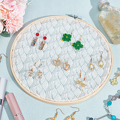 Lace Disc Earring Organizer Holder&nbsp;DIY-WH0399-64B