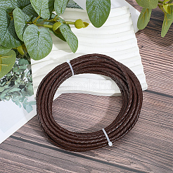 5M Braided Leather Cord with Core&nbsp;WL-CL0001-07A