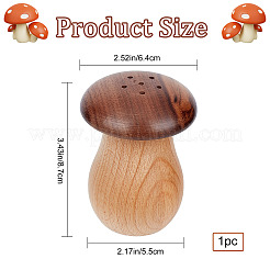 Wood Toothpick Bottle&nbsp;AJEW-WH0329-42
