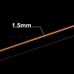 つや消し丸型アルミ線  サンゴ  15ゲージ  1.5mm  68 m /ロール&nbsp;AW-BC0003-30C-1.5mm