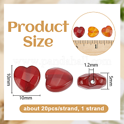 Natural Red Agate Beads Strands&nbsp;G-WH0030-54B