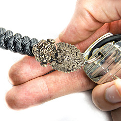 1Pc Tibetan Style Brass Shackle Clasps&nbsp;KK-NB0003-67B