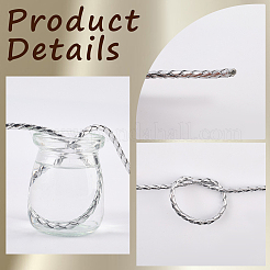 5M Braided Round PU Leather Jewelry Cord&nbsp;OCOR-GF0004-96A-04
