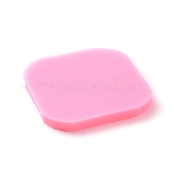 食品グレードのシリコンモールド  フォンダン型  DIYケーキデコレーション用  チョコレート  キャンディ  UVレジン＆エポキシ樹脂ジュエリー作り  ケーキとアイスクリームの広場  ピンク  80x76x9mm&nbsp;DIY-E011-14