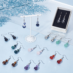 10Pair 304 Stainless Steel Dangle Earring&nbsp;EJEW-WH00001