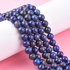 Natural Lapis Lazuli Beads Strands&nbsp;X-G-G099-8mm-7