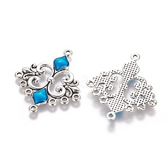Alloy Enamel Chandelier Component Links&nbsp;X1-ENAM-EA9734Y-4
