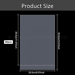 Rectangle Open-End Transparent Plastic Bags&nbsp;PE-WH0006-01C