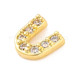 Rack Plating Brass Micro Pave Cubic Zirconia Cabochons&nbsp;KK-F874-04G-U