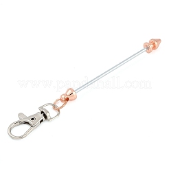 合金ビーズペンダント装飾  ローズゴールド  12.2cm&nbsp;KEYC-D288-01RG