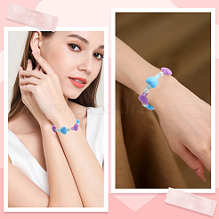 60Pcs 10 Colors Food Grade Eco-Friendly Silicone Focal Beads&nbsp;FIND-PA0001-03