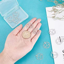 10Pcs 304 Stainless Steel Sigil of Lilith Pendants&nbsp;STAS-UN0028-57