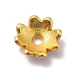 4-Petal Alloy Enamel Bead Caps&nbsp;FIND-G029-06G