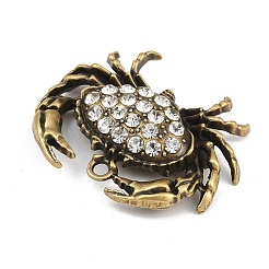 Alloy Rhinestone Pendants&nbsp;RB-CBA18BA-05AB