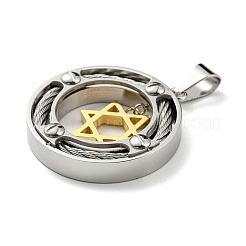 Ion Plating(IP) 304 Stainless Steel Pendants&nbsp;STAS-M329-02G