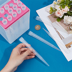 プラスチック製の実験用ピペットチップ  ラボ用品  透明  164x17.5mm  内径：14.5mm  容量：10ml（0.34fl.oz）  15個/セット&nbsp;FIND-WH0441-37C