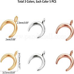 304 Stainless Steel Pendants&nbsp;STAS-UN0004-41