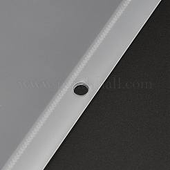 インデックスタブステッカー付き長方形プラスチックバインダーポケット仕切り6個  透明  86x109x0.3mm&nbsp;OFST-WH0004-131