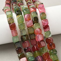 Natural Dragon Veins Agate Beads Strands&nbsp;G-G177-E12-05