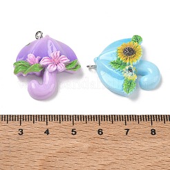 Resin Pendants&nbsp;RE-CBA098D-03P