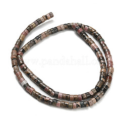 Natural Rhodonite Beads Strands&nbsp;G-Z110-A15-2x4mm
