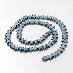 Electroplate Non-magnetic Synthetic Hematite Bead Strands&nbsp;G-F300-24C-F07