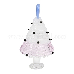 Handmade Lampwork Christmas Tree Ornaments&nbsp;LAMP-C026-06D