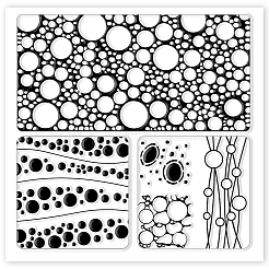 シリコーン粘土テクスチャマット  粘土モデリング模様パッド  バブル  140x140x3mm&nbsp;AJEW-WH0447-026