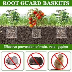 ステンレスメッシュバッグ 植物保護 防虫メッシュバッグ  ステンレス鋼色  600x600x1mm&nbsp;AJEW-WH0410-71