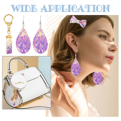 Iridescent PU Leather Fabric&nbsp;FIND-WH0117-07