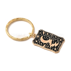 10Pcs Alloy Enamel Keychains&nbsp;KEYC-JKC01375