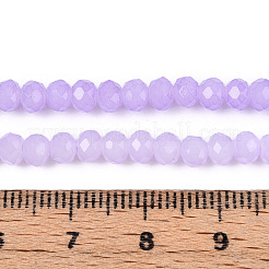 Baking Paint Imitation Jade Glass Bead Strands&nbsp;X-DGLA-A034-J2MM-A50