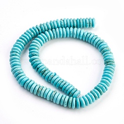 Natural Magnesite Heishi Beads Strands&nbsp;TURQ-G102-03A