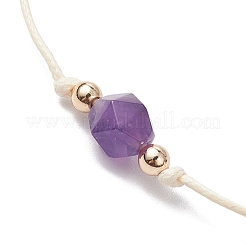 女性用天然宝石編みビーズブレスレット  スター  内径：2-1/4インチ（5.6cm）&nbsp;BJEW-JB11355