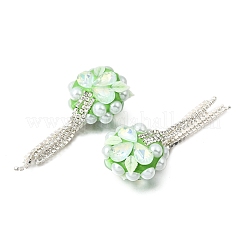 Handmade Polymer Clay Rhinestone Beads&nbsp;CLAY-Z006-02C