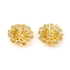 Multi-Petal Brass Bead Caps&nbsp;KK-I669-14G