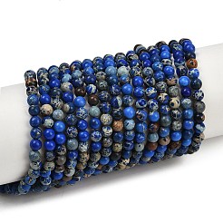 Natural Imperial Jasper Beads Strands&nbsp;X-G-I122-4mm-06
