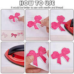 24Pcs 4 Styles Computerized Embroidery Cloth Iron on/Sew on Patches&nbsp;DIY-CY0001-28