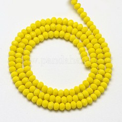 Faceted Rondelle Glass Beads Strands&nbsp;X-EGLA-J134-3x2mm-A03