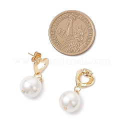 Shell Pearl Dangle Stud Earrings&nbsp;EJEW-JE06866