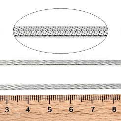 304 Stainless Steel Snake Chains&nbsp;CHS-M009-05P-01
