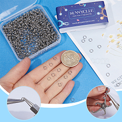 1000Pcs 304 Stainless Steel Split Rings&nbsp;STAS-SC0008-17