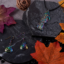 32Pcs 8 Style Rainbow CoLOR Alloy Pendants&nbsp;PALLOY-SW0001-02
