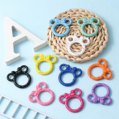 10Pcs Spray Painted Alloy Spring Gate Rings&nbsp;FIND-YW0001-59