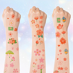 36Pcs 2 Style PVC Waterproof Self-Adhesive Picture Stickers&nbsp;STIC-SP0001-09D