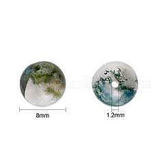 Natural Tree Agate Beads Strands&nbsp;G-OC0001-55